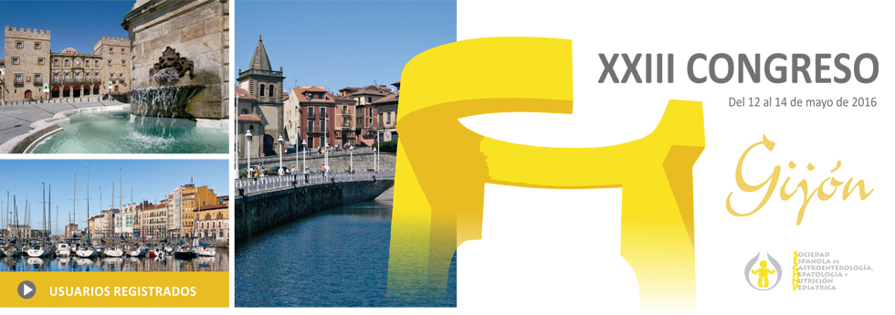 XXIII CONGRESO DE LA SOCIEDAD ESPAñOLA DE GASTROENTEROLOGíA, HEPATOLOGíA Y NUTRICIóN PEDIáTRICA